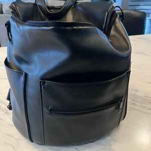 Fawn Design Orginal Leather Diaper Bag